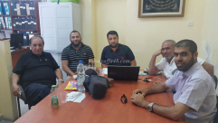 الاعلامي الكبير د. هشام الدباغ يحل ضيفاً على مسقط رأسه في مدينة يافا